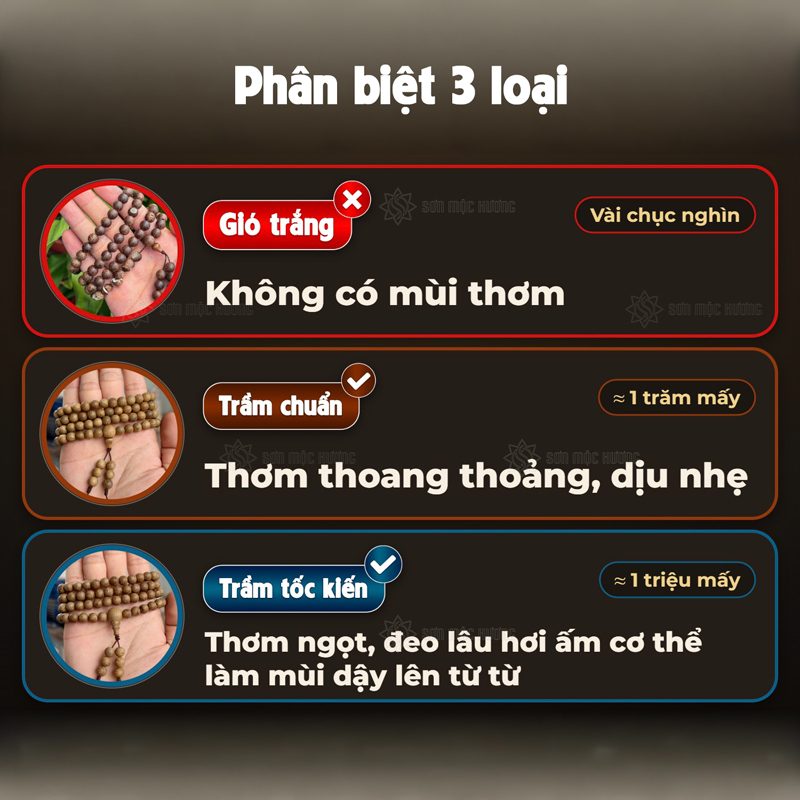 Hướng dẫn người mới kiểm tra vòng trầm hương 108 hạt để không dính bẫy giá ảo