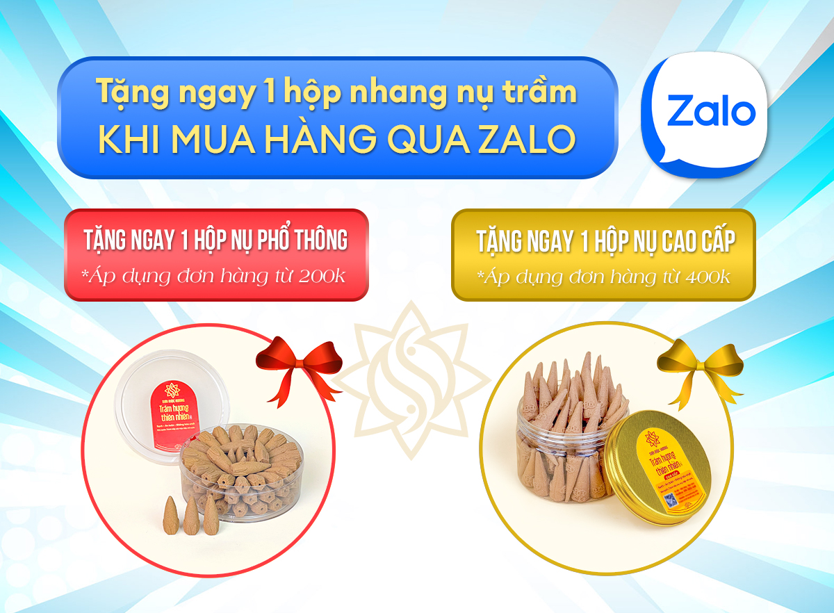 Mua qua zalo tặng nhang nụ trầm