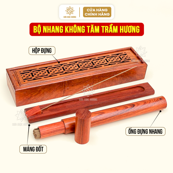 Nhang không tăm trầm hương thơm thư giãn nguyên bộ cao cấp