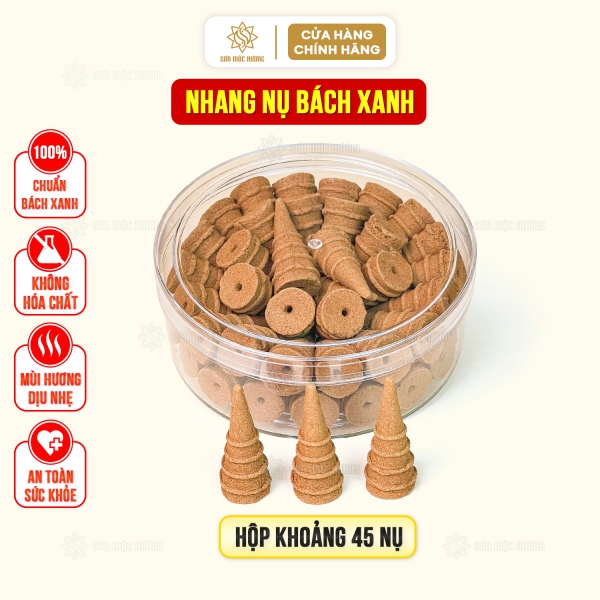 Nhang nụ bách xanh xông nhà có khói ngược Sơn Mộc Hương thơm dịu nhang sạch