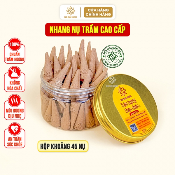 Nhang nụ trầm hương cao cấp thơm tự nhiên xông nhà phong thủy làm thơm phòng Sơn Mộc Hương