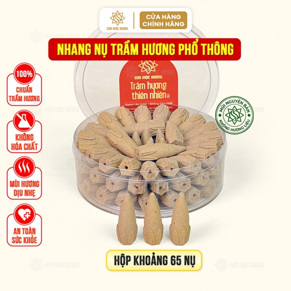 Nhang nụ trầm hương thơm xông nhà phong thủy Sơn Mộc Hương